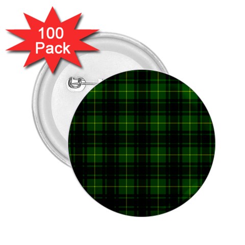 MacArthur Tartan 2.25  Button (100 pack) from ArtsNow.com Front