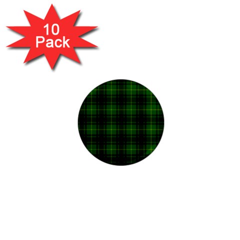 MacArthur Tartan 1  Mini Magnet (10 pack) from ArtsNow.com Front