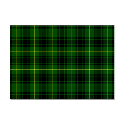 MacArthur Tartan Sticker A4 (10 pack) from ArtsNow.com Front