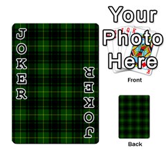 MacArthur Tartan Playing Cards 54 Designs from ArtsNow.com Front - Joker1