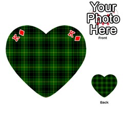 King MacArthur Tartan Playing Cards 54 (Heart) from ArtsNow.com Front - DiamondK