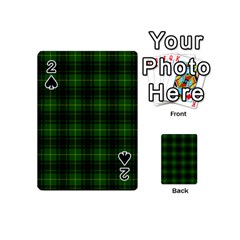 MacArthur Tartan Playing Cards 54 (Mini) from ArtsNow.com Front - Spade2