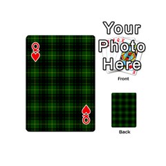 Queen MacArthur Tartan Playing Cards 54 (Mini) from ArtsNow.com Front - HeartQ