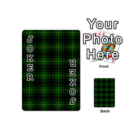 MacArthur Tartan Playing Cards 54 (Mini) from ArtsNow.com Front - Joker1