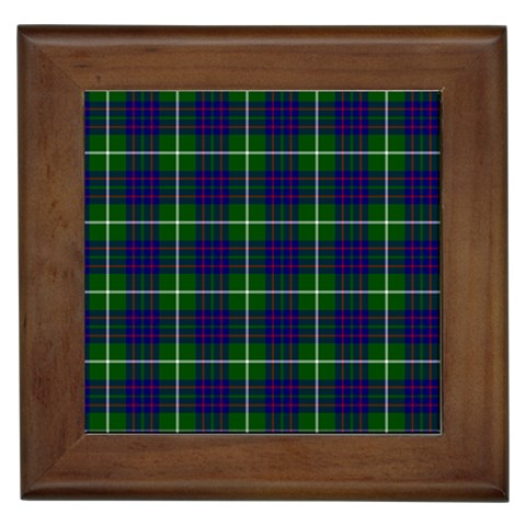 MacIntyre Tartan Framed Tile from ArtsNow.com Front