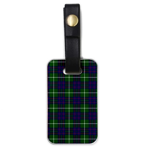 MacIntyre Tartan Luggage Tag (One Side) from ArtsNow.com Front