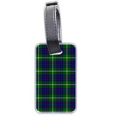 MacIntyre Tartan Luggage Tag (Two Sides) from ArtsNow.com Back