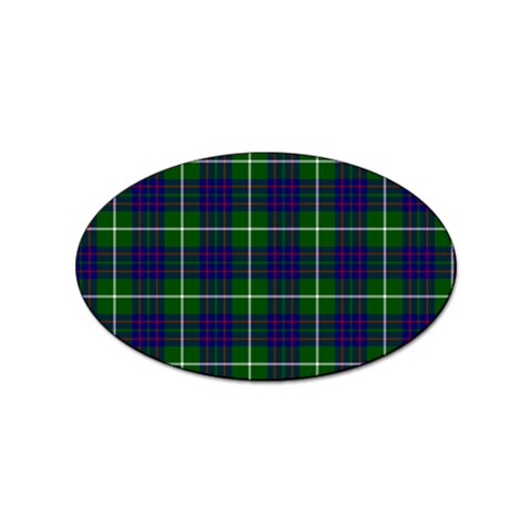 MacIntyre Tartan Sticker Oval (10 pack) from ArtsNow.com Front