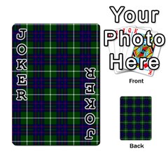 MacIntyre Tartan Playing Cards 54 Designs from ArtsNow.com Front - Joker1