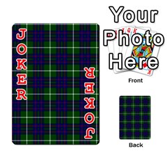 MacIntyre Tartan Playing Cards 54 Designs from ArtsNow.com Front - Joker2