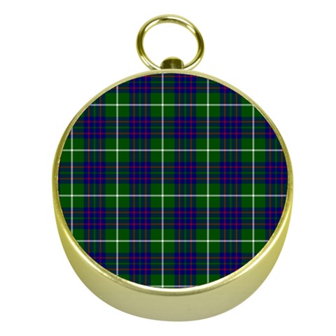 MacIntyre Tartan Gold Compass from ArtsNow.com Front