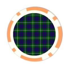 MacIntyre Tartan Poker Chip Card Guard from ArtsNow.com Front