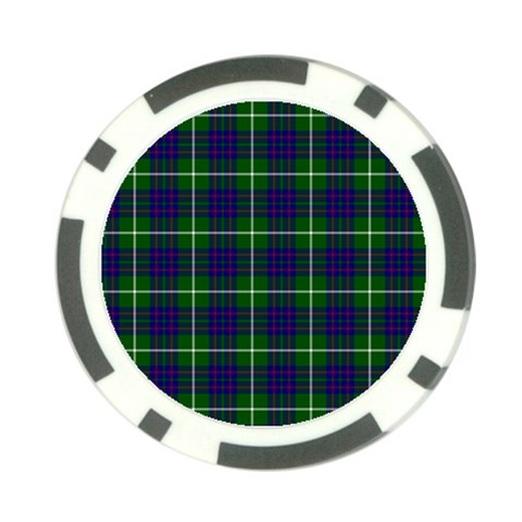 MacIntyre Tartan Poker Chip Card Guard from ArtsNow.com Back