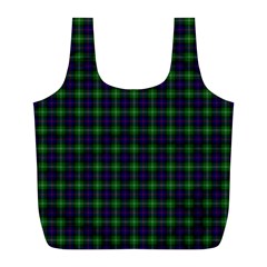 Sutherland Tartan Full Print Recycle Bag (L) from ArtsNow.com Front