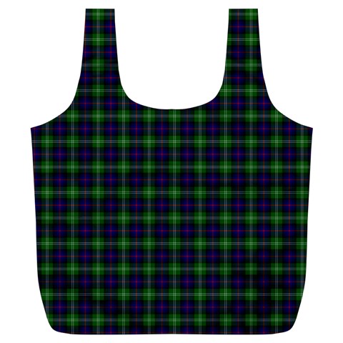 Sutherland Tartan Full Print Recycle Bag (XL) from ArtsNow.com Front