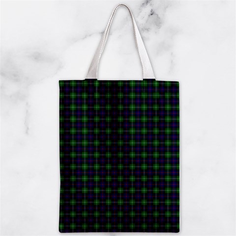 Sutherland Tartan Zipper Classic Tote Bag from ArtsNow.com Back