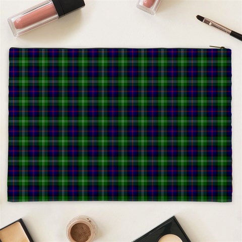 Sutherland Tartan Cosmetic Bag (XXL) from ArtsNow.com Back