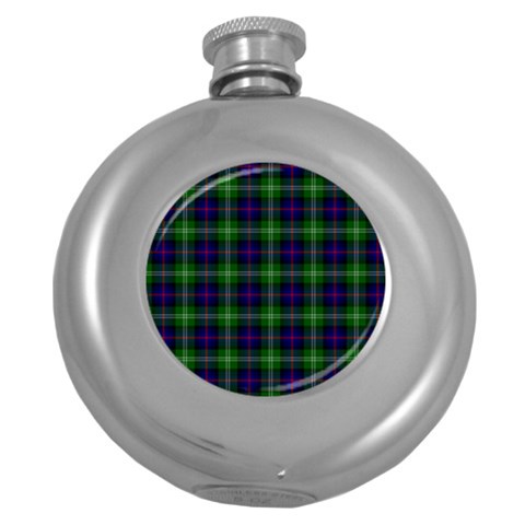 Sutherland Tartan Hip Flask (5 oz) from ArtsNow.com Front