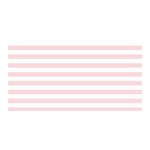 Horizontal Stripes - White and Pale Pink Satin Wrap