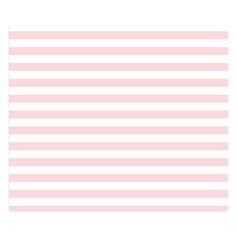 Horizontal Stripes 50 x40  Blanket Front