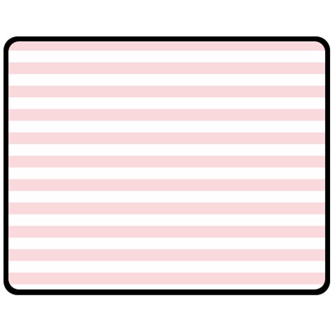 Horizontal Stripes 60 x50  Blanket Front