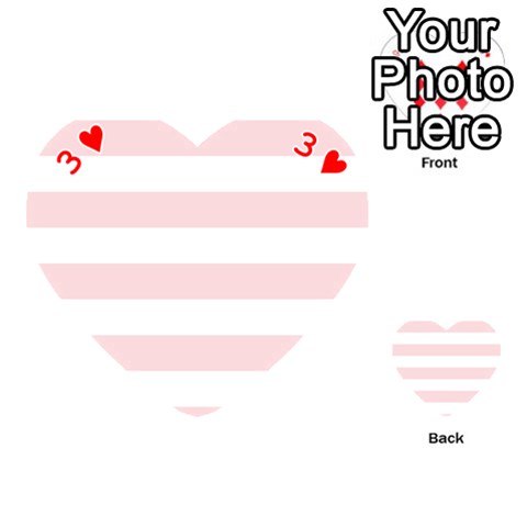 Horizontal Stripes Front - Heart3