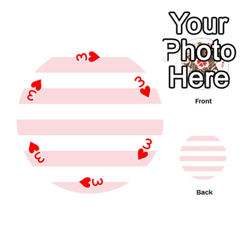 Horizontal Stripes Front - Heart3