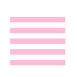 Horizontal Stripes - White and Cotton Candy Pink Greeting Card 5  x 7 