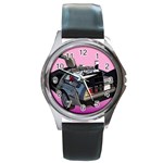 Delorean Round Metal Watch