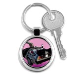 Delorean Key Chain (Round)