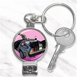 Delorean Nail Clippers Key Chain