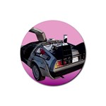 Delorean Rubber Round Coaster (4 pack)