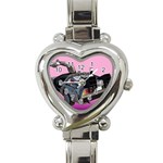 Delorean Heart Italian Charm Watch