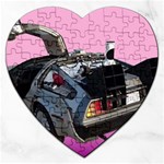 Delorean Jigsaw Puzzle (Heart)