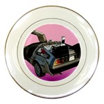 Delorean Porcelain Plate