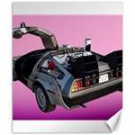 Delorean Canvas 8  x 10 