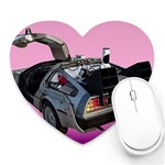 Delorean Heart Mousepad