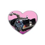 Delorean Heart Coaster (4 pack)