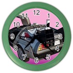 Delorean Color Wall Clock