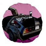 Delorean Large 18  Premium Round Cushion 