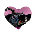 Delorean Standard 16  Premium Heart Shape Cushion 