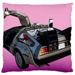 Delorean Large Flano Cushion Case (One Side)