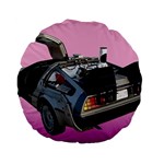 Delorean Standard 15  Premium Flano Round Cushion 