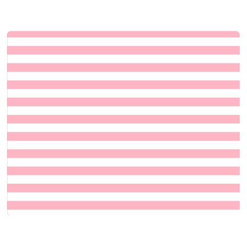 Horizontal Stripes 60 x50  Blanket Front