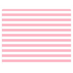 Horizontal Stripes 60 x50  Blanket Front