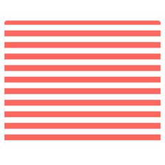 Horizontal Stripes 60 x50  Blanket Front