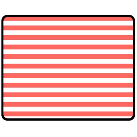 Horizontal Stripes 60 x50  Blanket Front