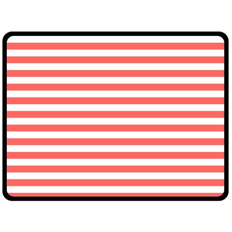 Horizontal Stripes 80 x60  Blanket Front