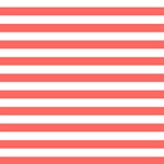 Horizontal Stripes - White and Pastel Red ScrapBook Page 12  x 12 