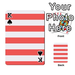 King Horizontal Stripes Front - SpadeK